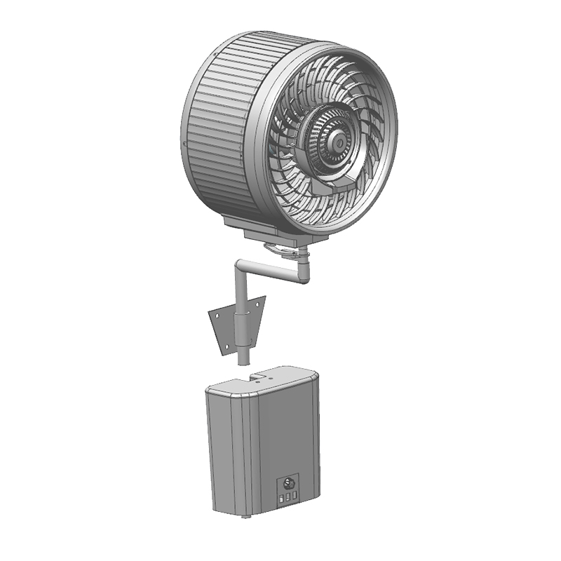 Wall-Mounted Spray Fans